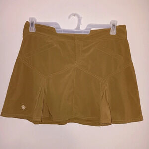 Athleta women's tennis skirt olive green size 10P activewear